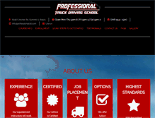 Tablet Screenshot of cdlprofessional.com